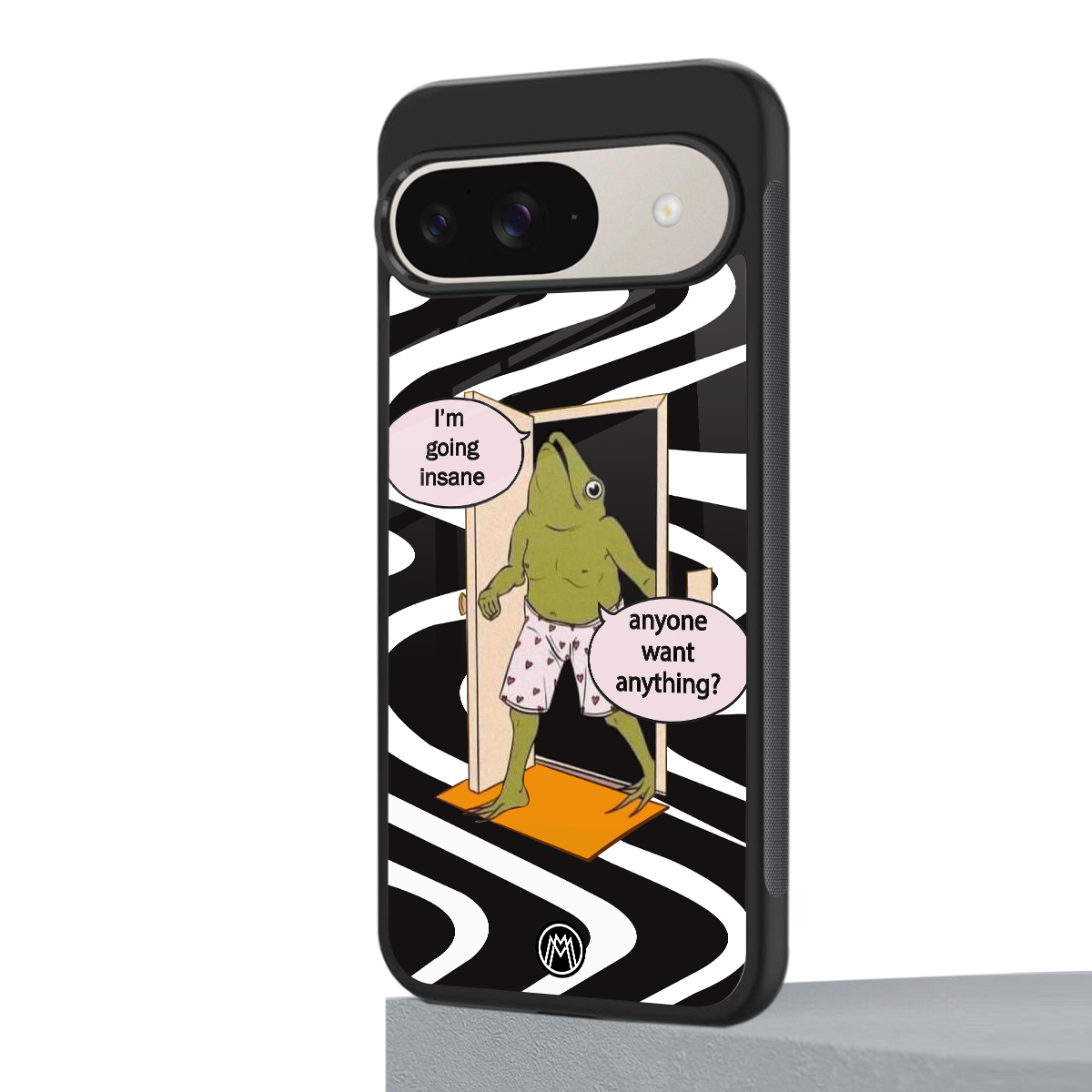 going insane back phone cover | glass case for google pixel 9