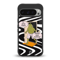 going insane back phone cover | glass case for google pixel 9 pro
