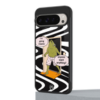 going insane back phone cover | glass case for google pixel 9 pro