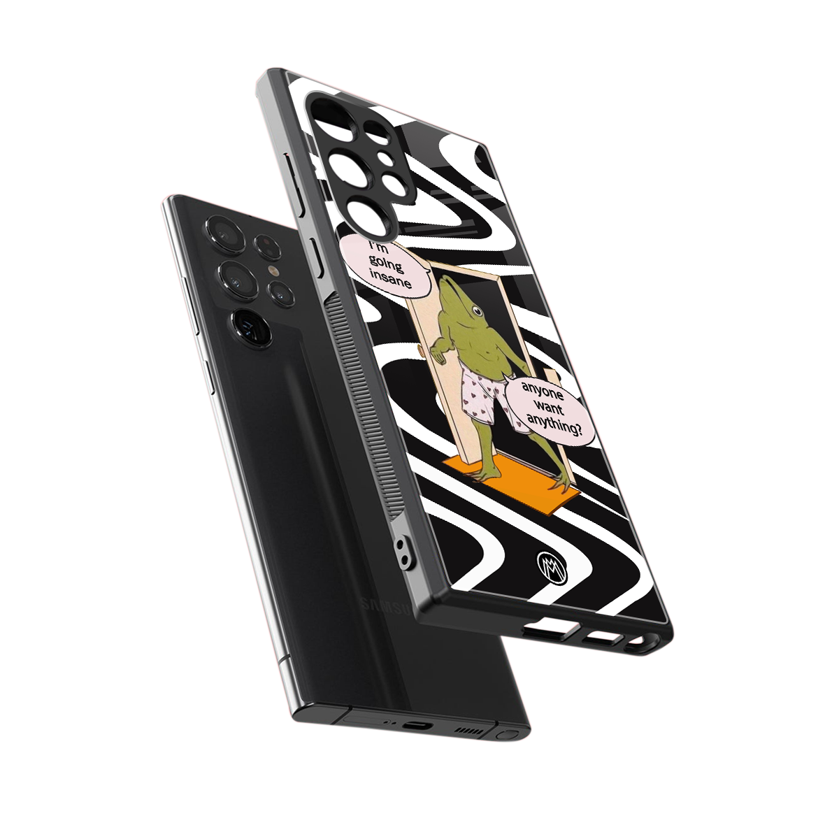 going insane back phone cover | glass case for samsung galaxy s23 ultra
