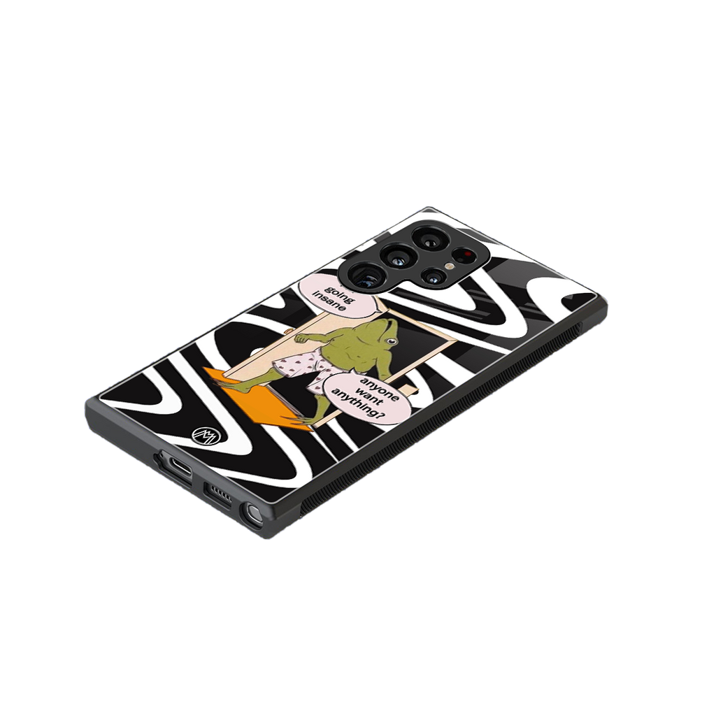 going insane back phone cover | glass case for samsung galaxy s23 ultra