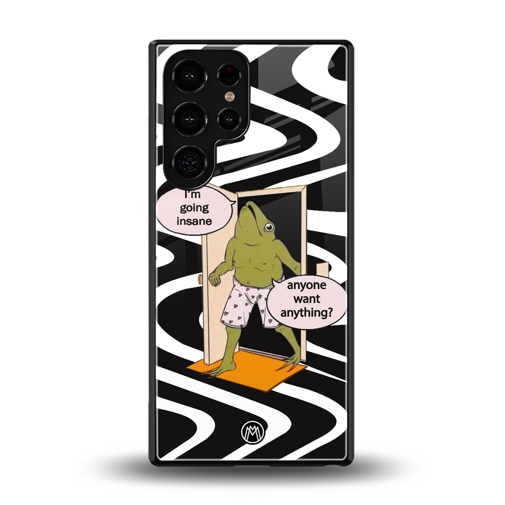 going insane back phone cover | glass case for samsung galaxy s25 ultra
