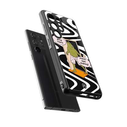 going insane back phone cover | glass case for samsung galaxy s25 ultra