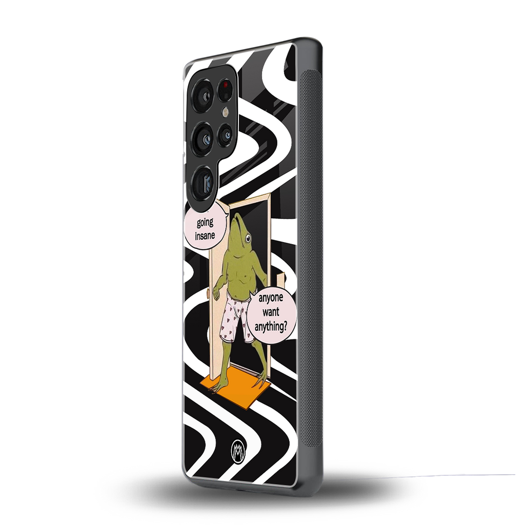 going insane back phone cover | glass case for samsung galaxy s25 ultra