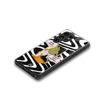 going insane back phone cover | glass case for samsung galaxy s25 ultra