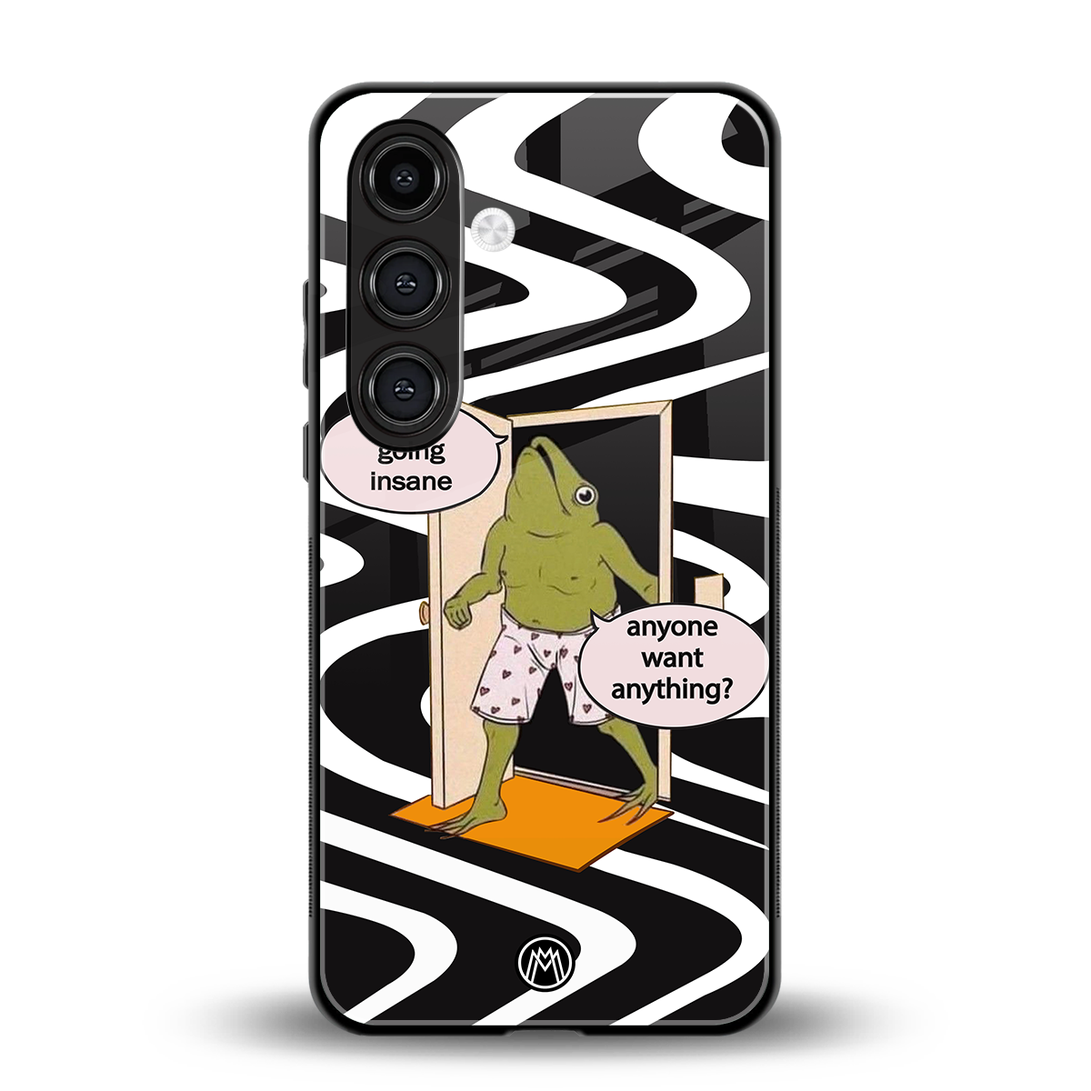 going insane back phone cover | glass case for samsung galaxy s25 plus