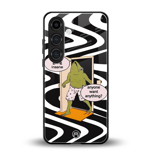 going insane back phone cover | glass case for samsung galaxy s24 plus