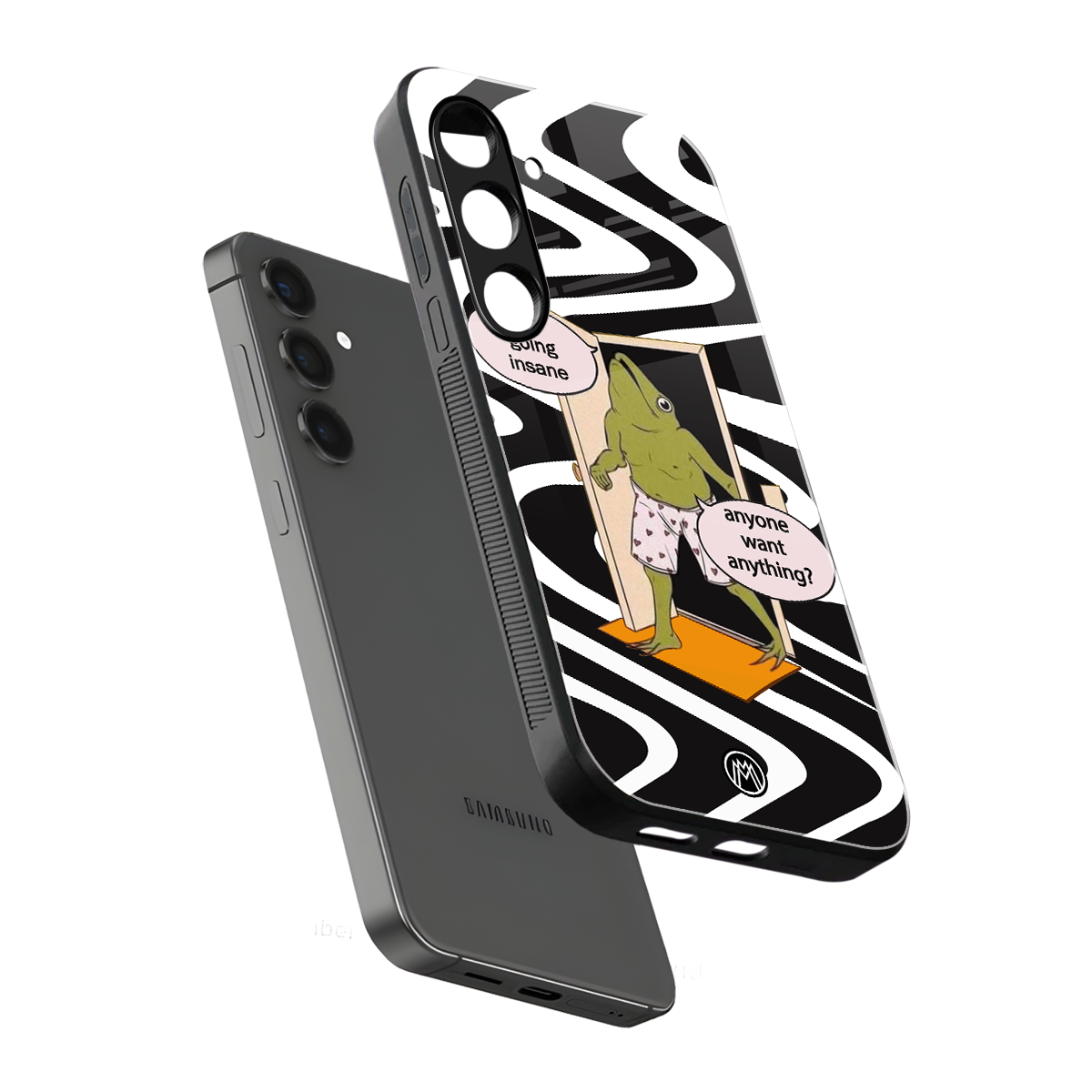 going insane back phone cover | glass case for samsung galaxy s25 plus