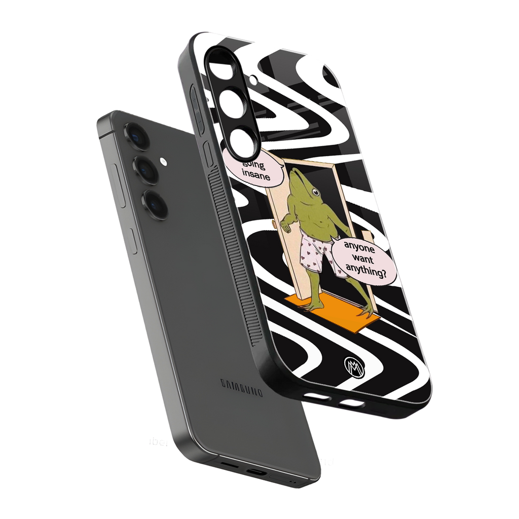 going insane back phone cover | glass case for samsung galaxy s24 plus
