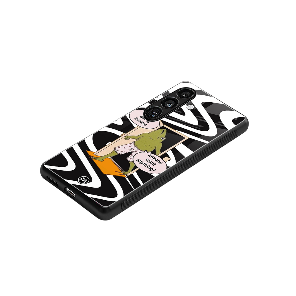 going insane back phone cover | glass case for samsung galaxy s25 plus