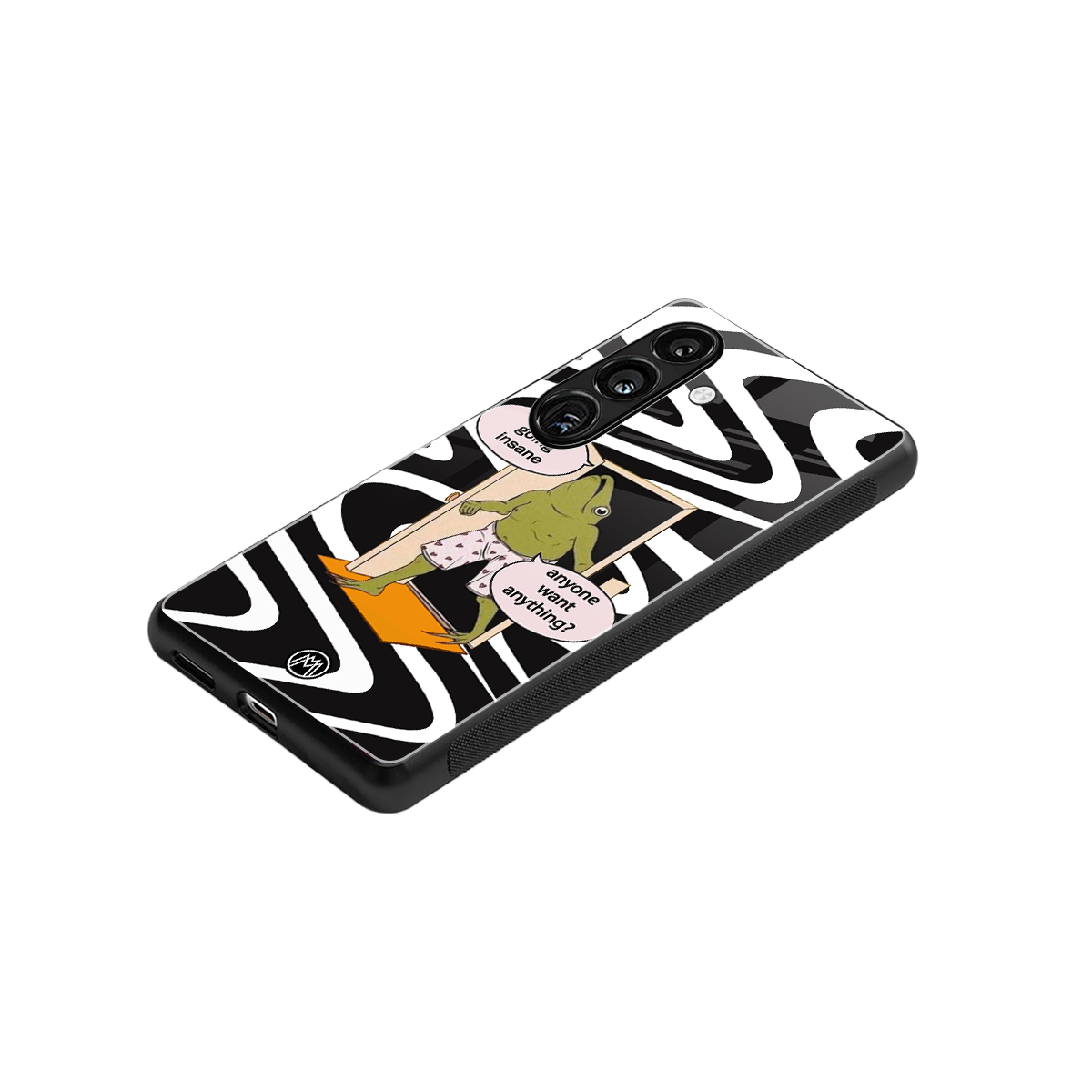 going insane back phone cover | glass case for samsung galaxy s25 plus