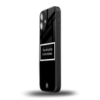 going to die black edition back phone cover | glass case for iphone 16 plus