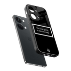 going to die black edition back phone cover | glass case for oneplus nord 3