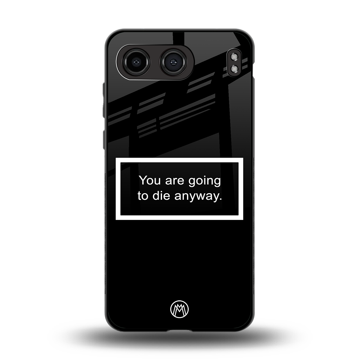 going to die black edition back phone cover | glass case for oneplus nord 4