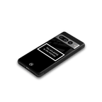 going to die black edition back phone cover | glass case for google pixel 7 pro