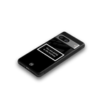 going to die black edition back phone cover | glass case for Google Pixel 8