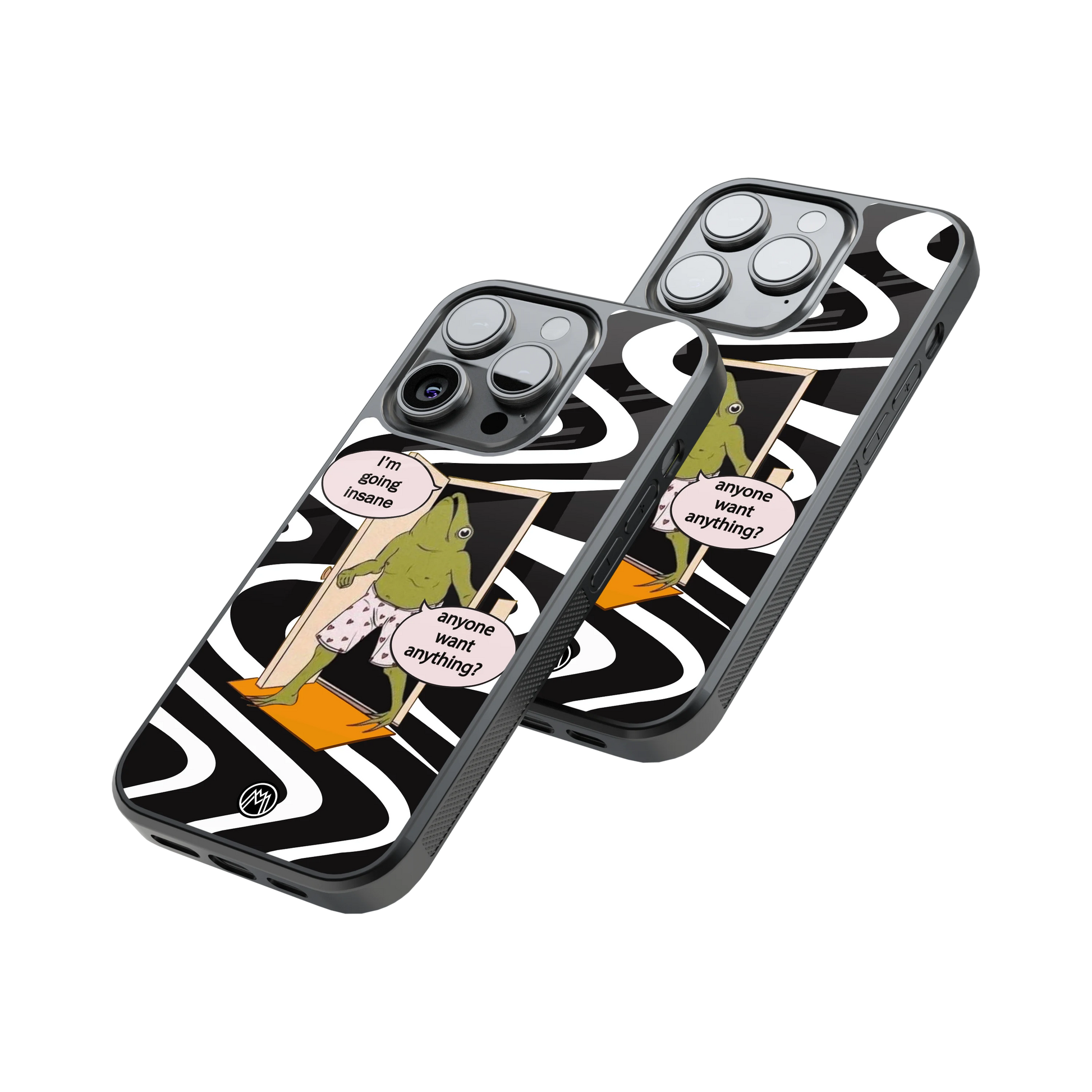 Protective Glass Back Phone Case Compatible with iPhone, Samsung, OnePlus, Pixel & More