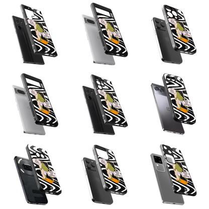 Durable Glass Back Mobile Case for iPhone, Samsung, OnePlus, Google Pixel, Redmi, Vivo, Oppo