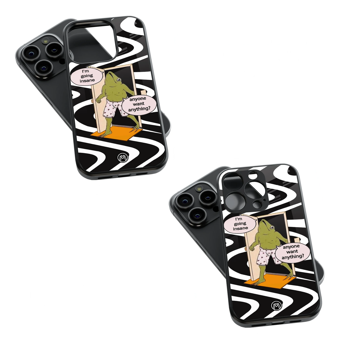 Trendy Glass Back Mobile Case for iPhone, Samsung, Redmi, OnePlus, Google Pixel, Motorola