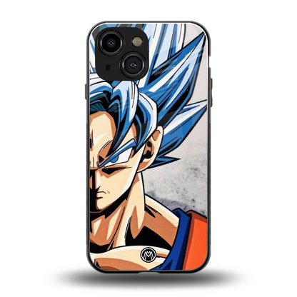 goku dragon ball z anime back phone cover | glass case for iphone 13 mini