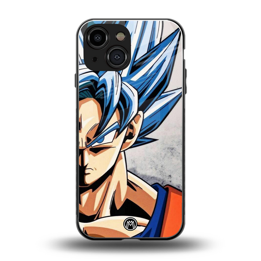 goku dragon ball z anime back phone cover | glass case for iphone 13 mini