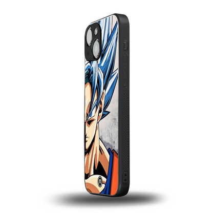 goku dragon ball z anime back phone cover | glass case for iphone 13 mini