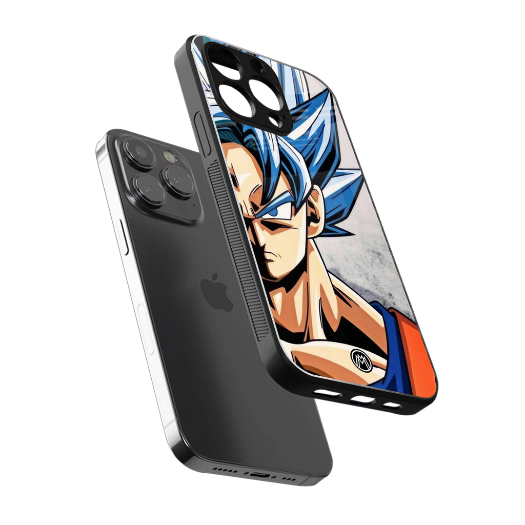 goku dragon ball z anime back phone cover | glass case for iphone 13 pro