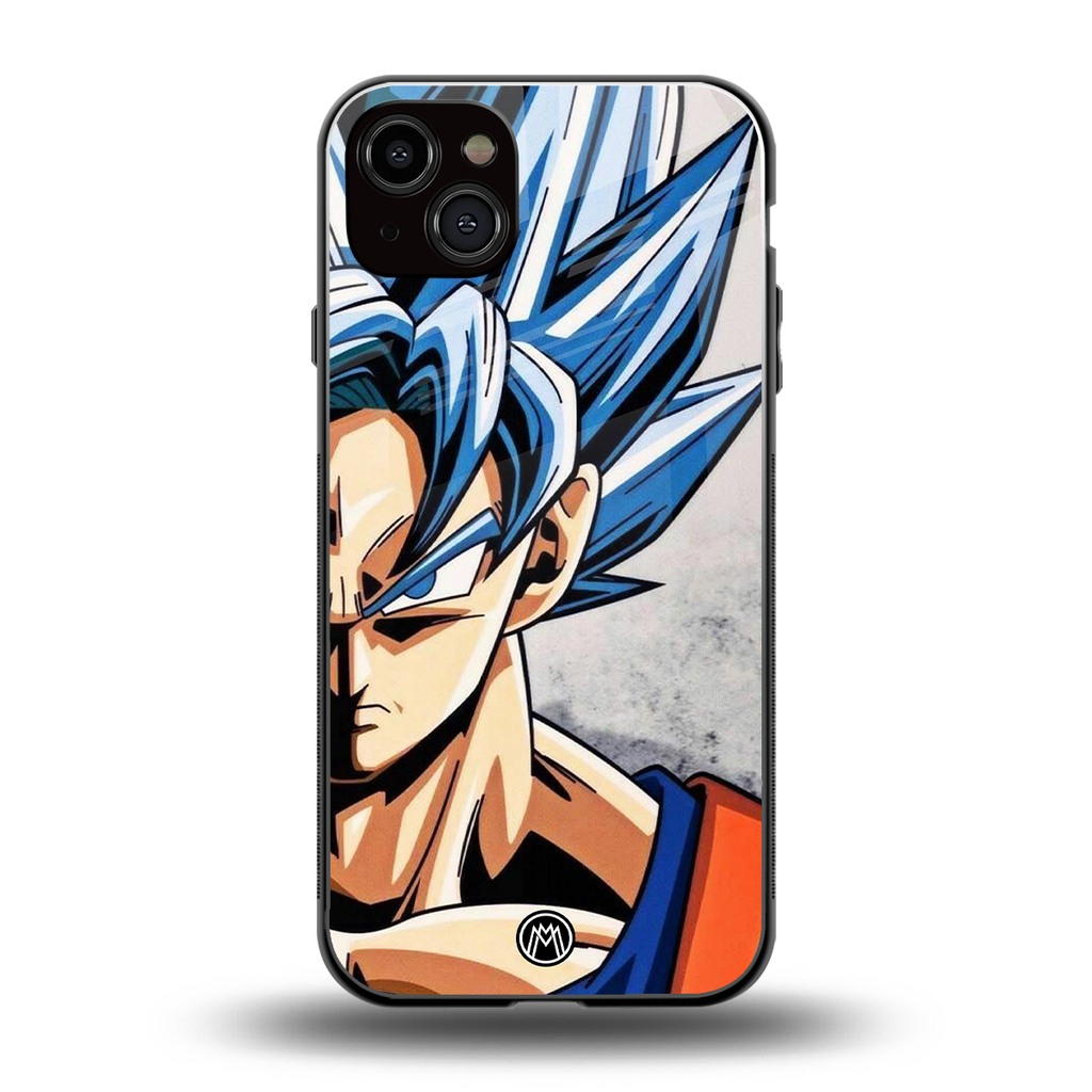goku dragon ball z anime back phone cover | glass case for iphone 14 plus