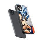 goku dragon ball z anime back phone cover | glass case for iphone 15 plus