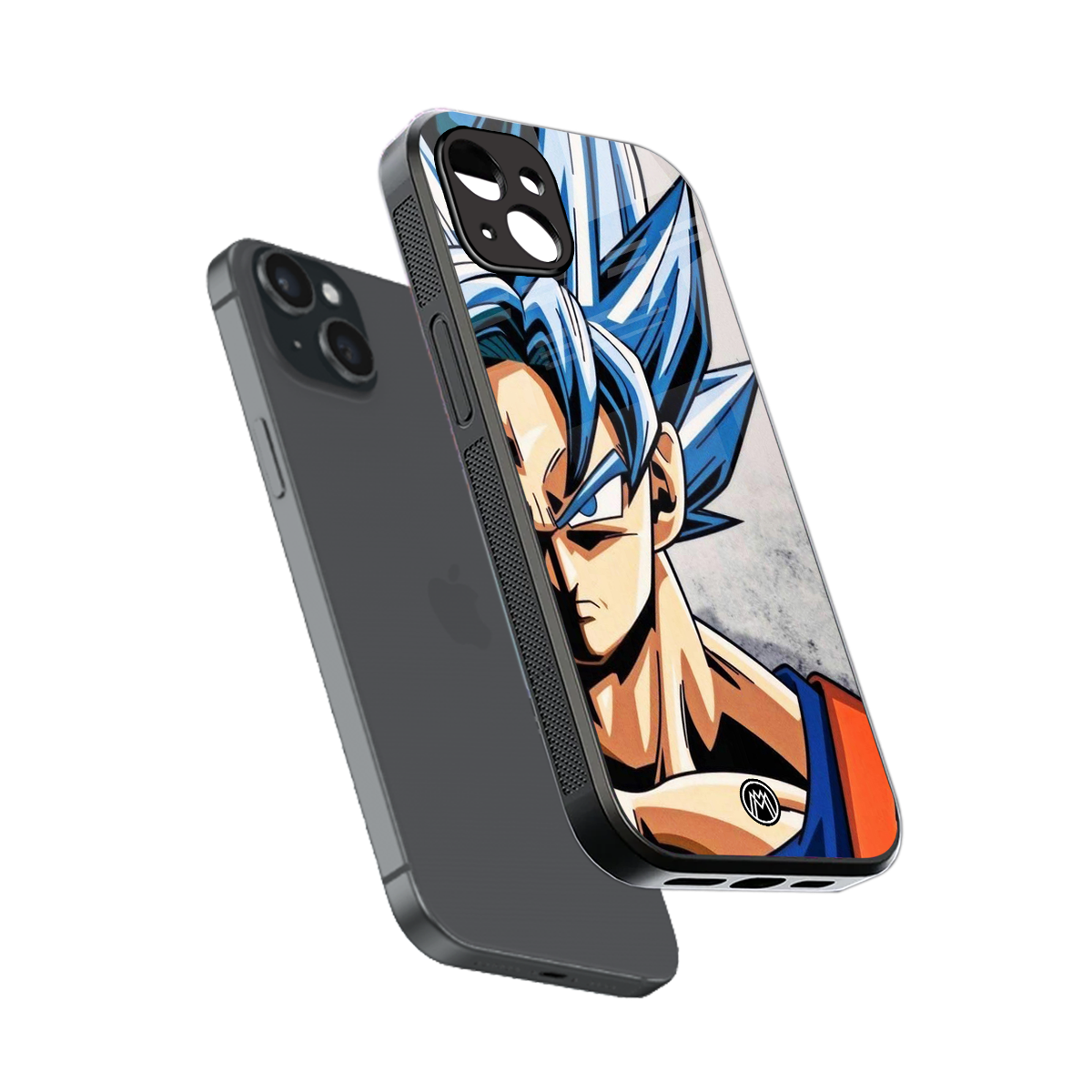 goku dragon ball z anime back phone cover | glass case for iphone 15 plus