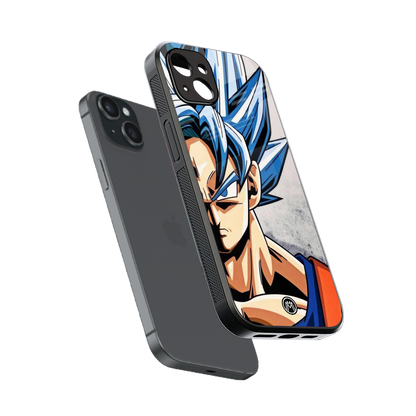 goku dragon ball z anime back phone cover | glass case for iphone 14 plus