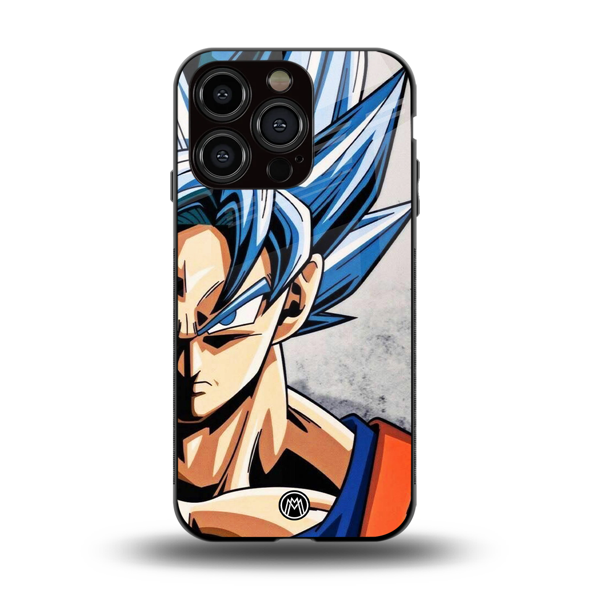 goku dragon ball z anime back phone cover | glass case for iphone 15 pro