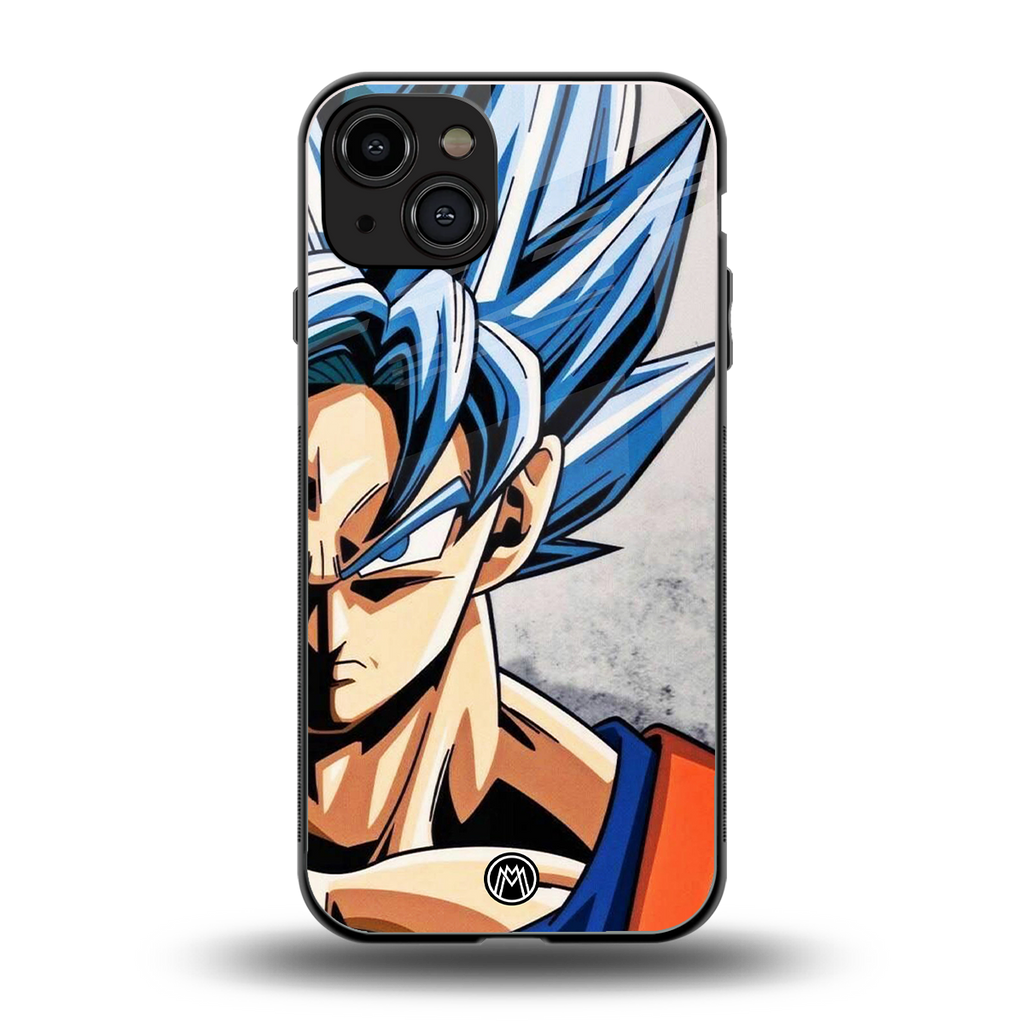 goku dragon ball z anime back phone cover | glass case for iphone 15