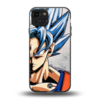 goku dragon ball z anime back phone cover | glass case for iphone 15