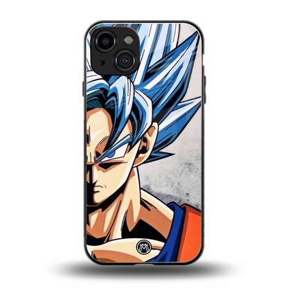 goku dragon ball z anime back phone cover | glass case for iphone 15