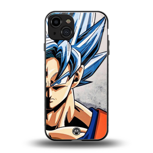 goku dragon ball z anime back phone cover | glass case for iphone 15