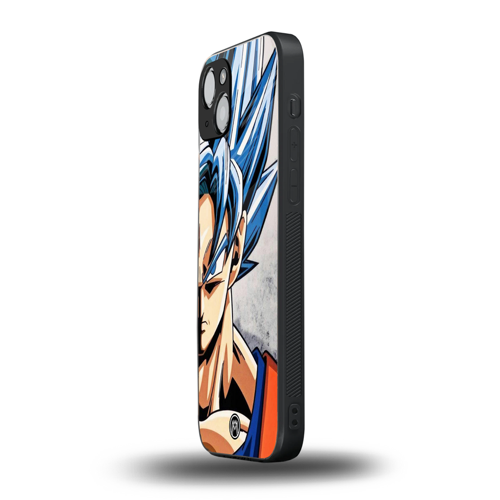 goku dragon ball z anime back phone cover | glass case for iphone 15