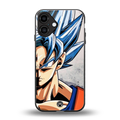 goku dragon ball z anime back phone cover | glass case for iphone 16 plus