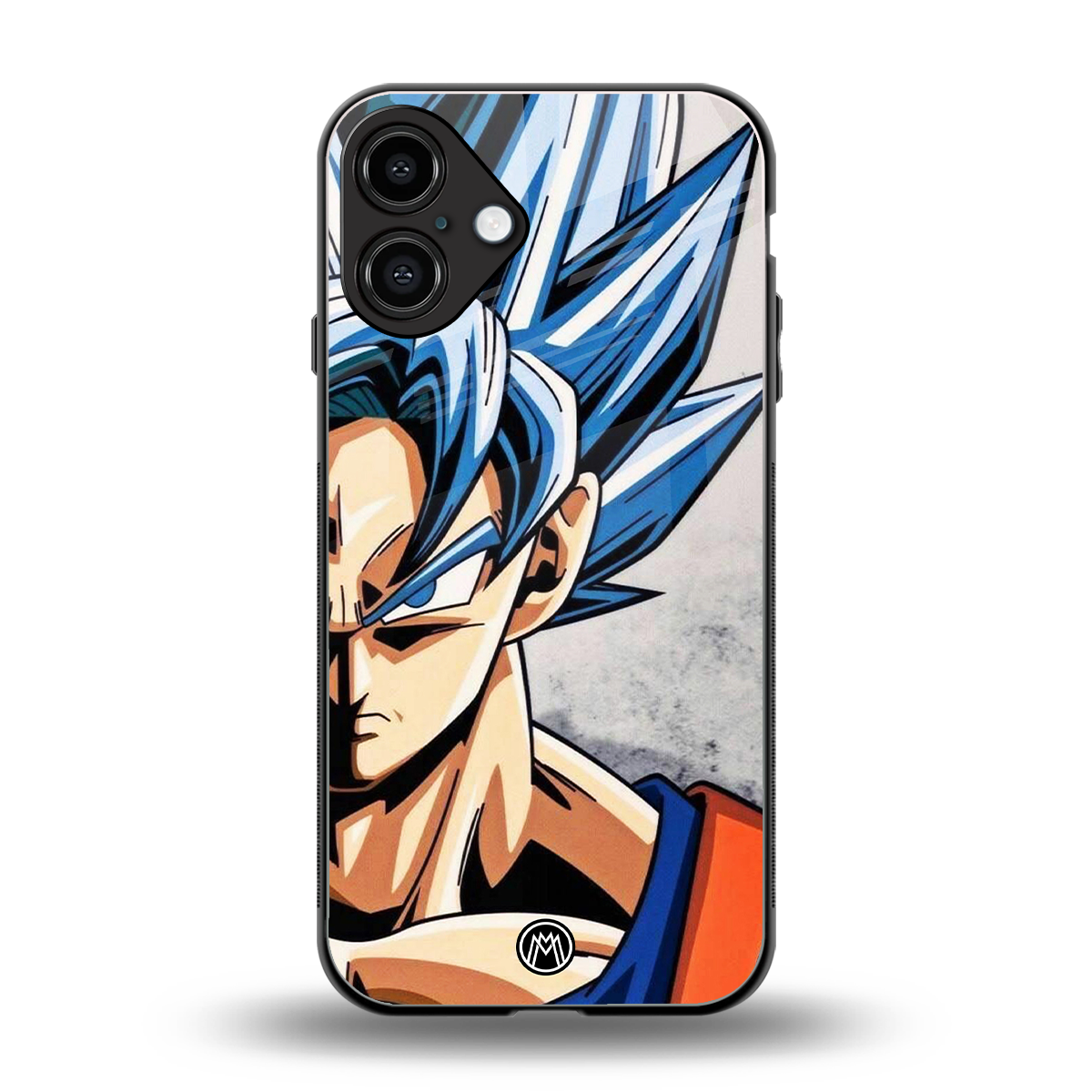goku dragon ball z anime back phone cover | glass case for iphone 16 plus