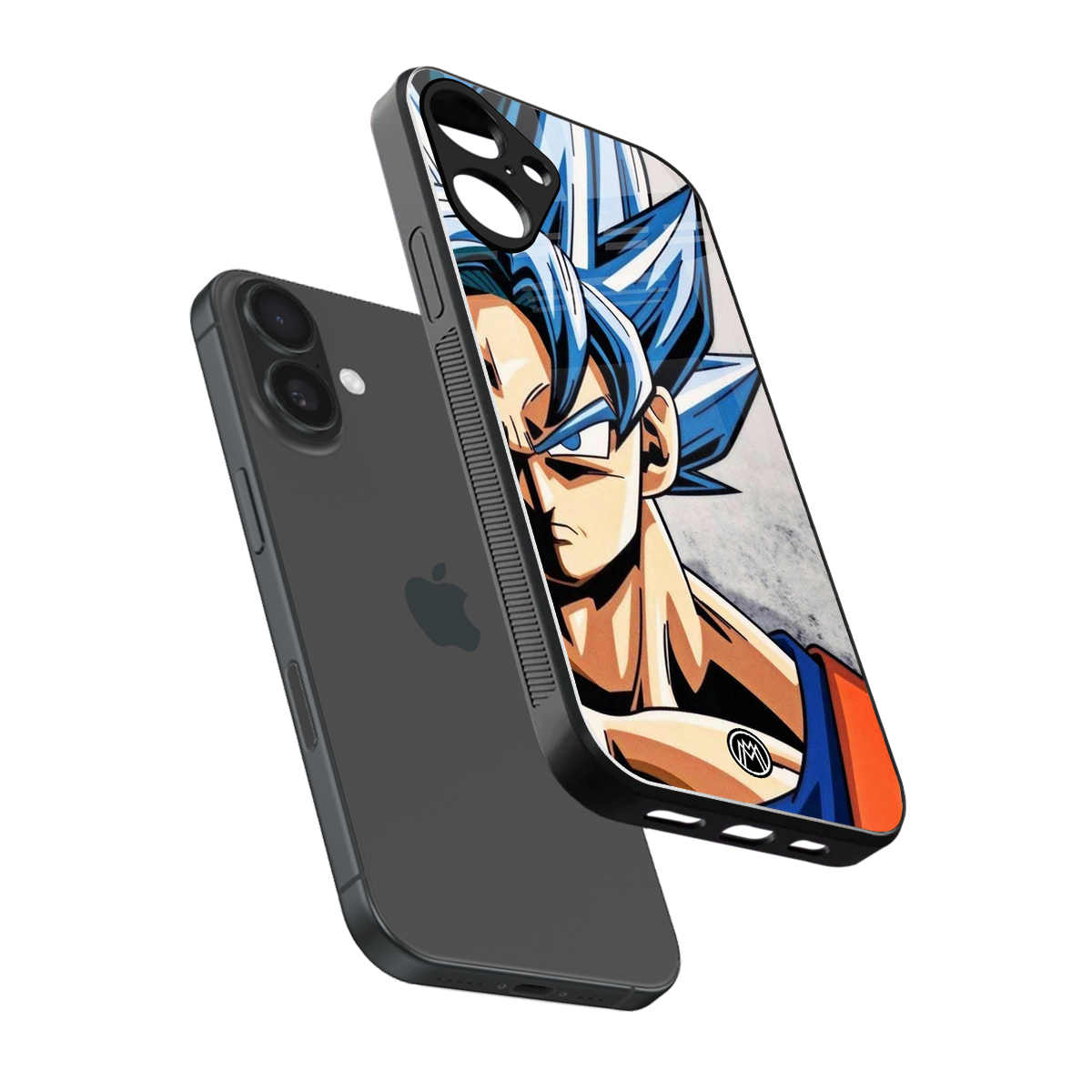 goku dragon ball z anime back phone cover | glass case for iphone 16 plus