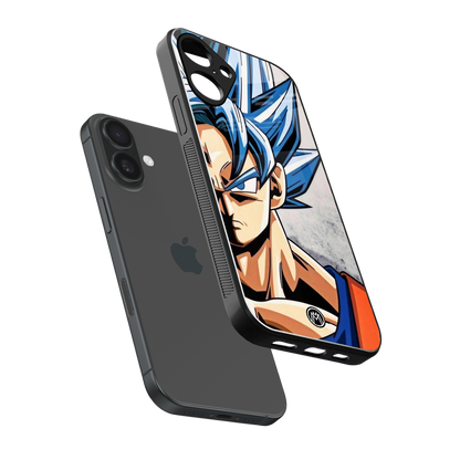goku dragon ball z anime back phone cover | glass case for iphone 16 plus