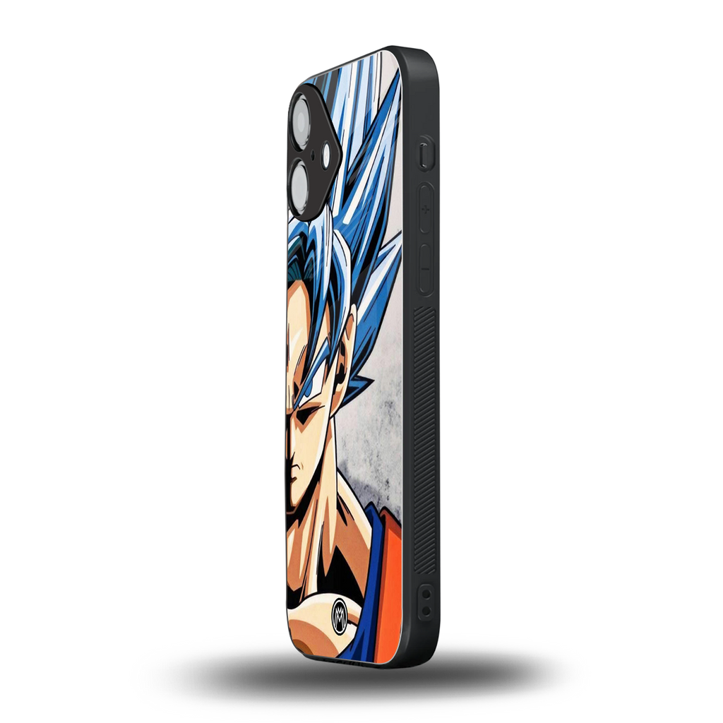 goku dragon ball z anime back phone cover | glass case for iphone 16 plus
