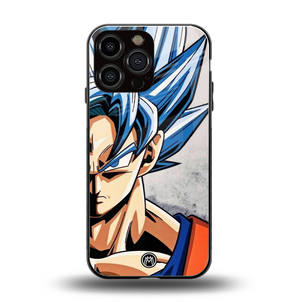 goku dragon ball z anime back phone cover | glass case for iphone 16 pro max