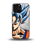 goku dragon ball z anime back phone cover | glass case for iphone 16 pro max