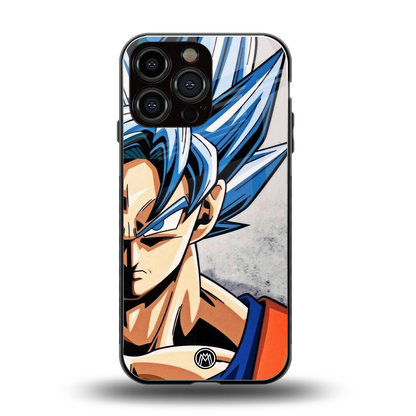 goku dragon ball z anime back phone cover | glass case for iphone 16 pro max