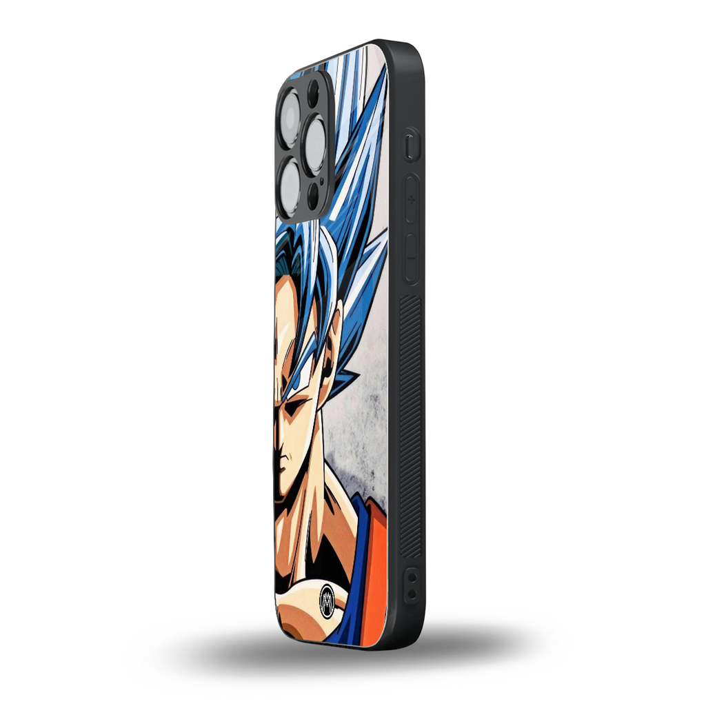 goku dragon ball z anime back phone cover | glass case for iphone 16 pro max
