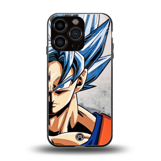 goku dragon ball z anime back phone cover | glass case for iphone 16 pro