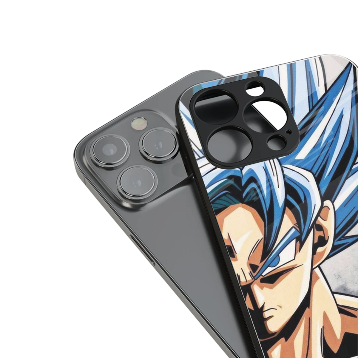 goku dragon ball z anime back phone cover | glass case for iphone 14 plus