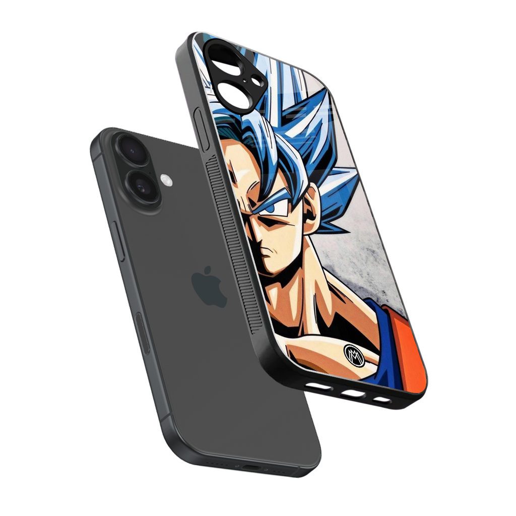 goku dragon ball z anime back phone cover | glass case for iphone 16