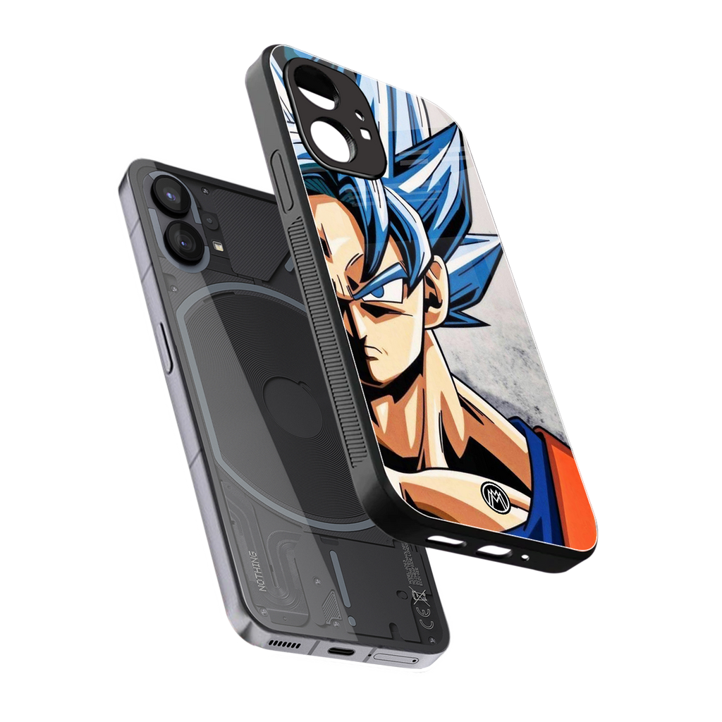 goku dragon ball z anime back phone cover | glass case for nothing phone 1